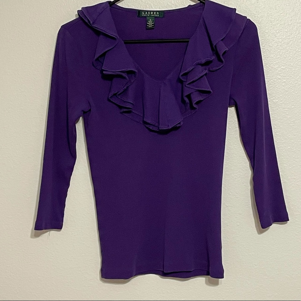 Lauren Ralph’s Lauren 3/4 Length Sleeve Top